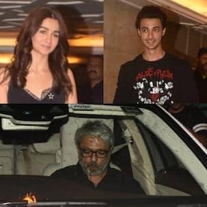 Priyanka Chopra - Nick Jonas engagement bash: Alia Bhatt, Aayush Sharma and Sanjay Leela Bhansali make a stylish entry - view pics