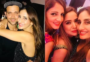 [INSIDE PICS] Hrithik Roshan and Sussanne Khan have a gala time at Sanjay Khan's Eid bash