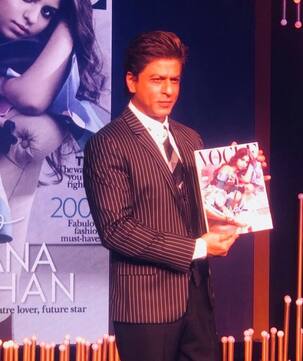 Here's how Shah Rukh Khan felt after seeing Suhana's first magazine cover - view pic