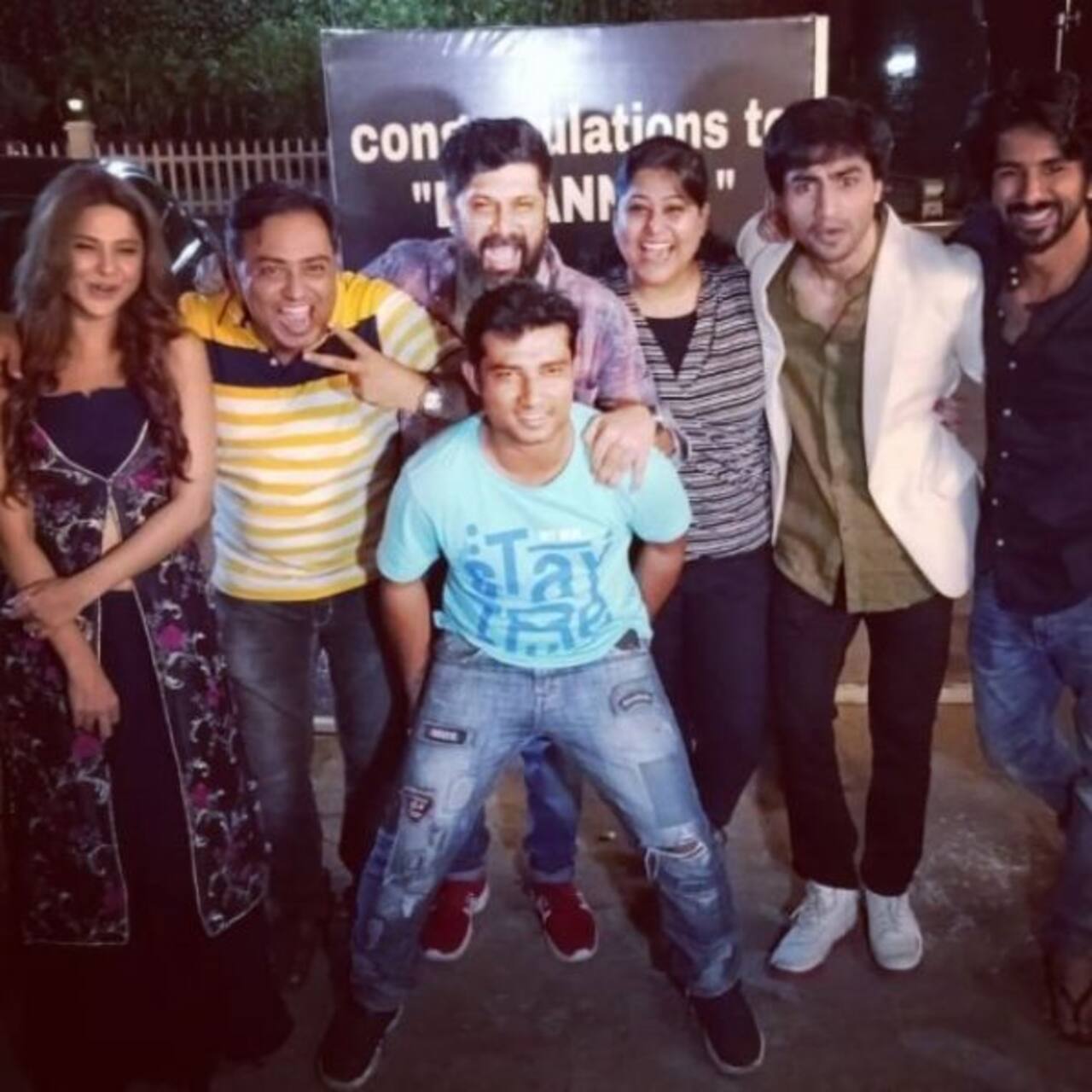 [PICS] Jennifer Winget, Harshad Chopda and team celebrate 100 episodes of Bepannaah