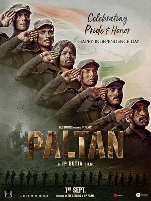 Paltan poster: On Independence Day, Arjun Rampal and gang bring out the patriotism in us with their heroic avatar - view pic