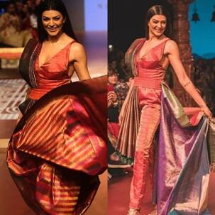 Sushmita Sen strutting in her pant-saree at LFW will remind you why she will always be our favourite Miss Universe- watch video