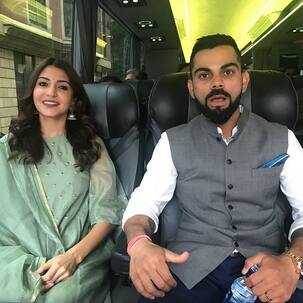 [In Pics] This happens when Anushka Sharma takes the Indian team's bus with husband Virat Kohli