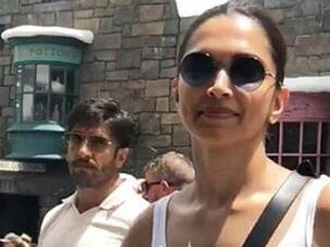 [Pics and videos] Ranveer Singh-Deepika Padukone walking hand-in-hand in Disneyland is making us even more impatient for their impending wedding