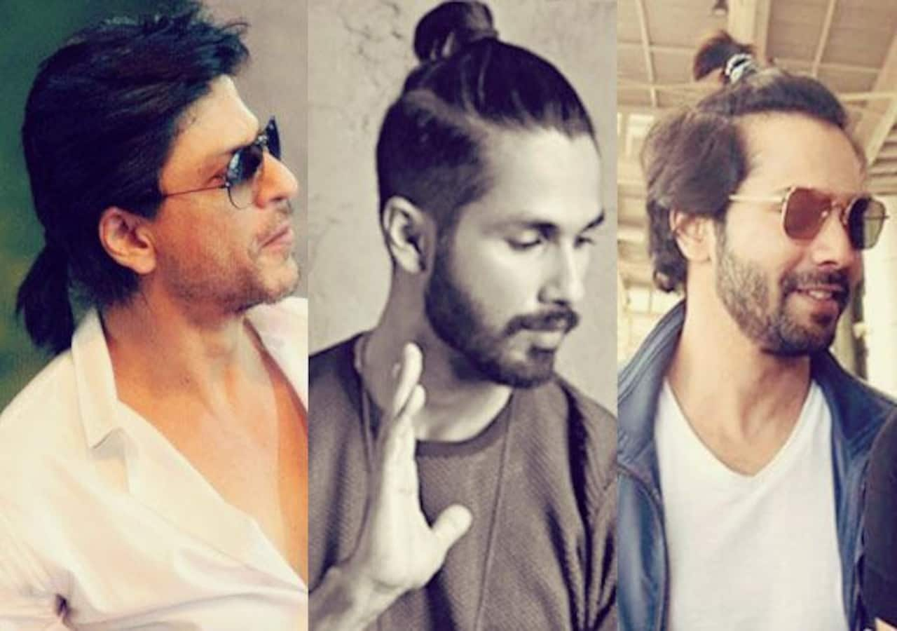 Image of Shahid Kapoor messy bun oval face