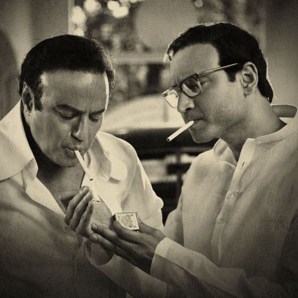 NTR Biopic: Balakrishna and Sumanth turn smoke buddies in this latest poster and it is pure gold