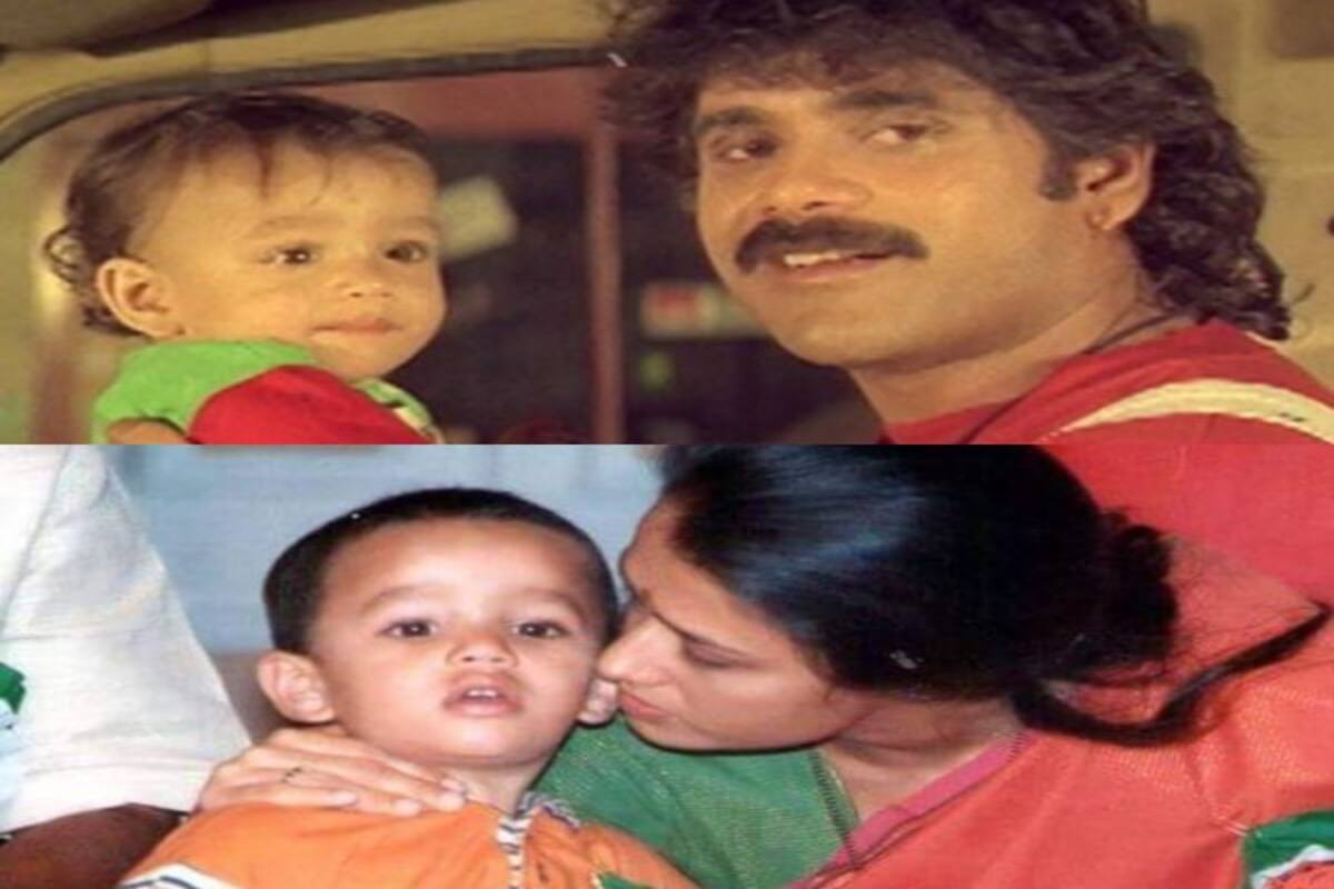 akhil akkineni childhood photos