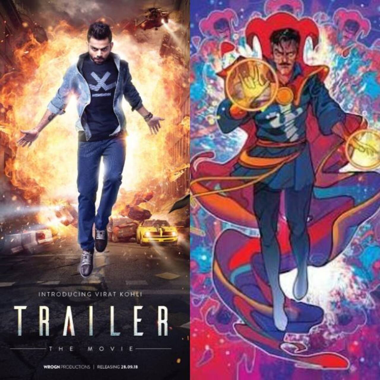 Virat Kohli's latest poster looks inspired by Dr Strange - view pics -  Bollywood News & Gossip, Movie Reviews, Trailers & Videos at  