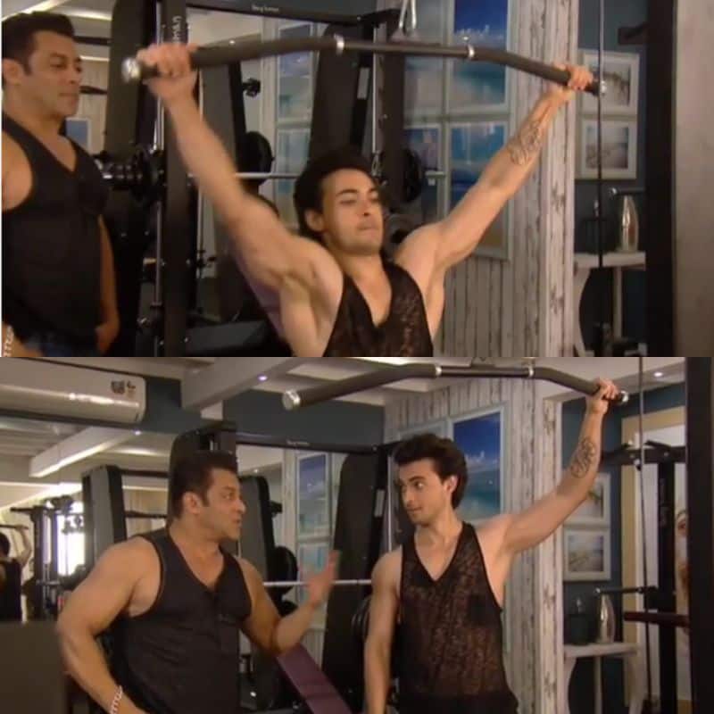 Bigg Boss 12 Salman Khan gives workout tips to brotherin