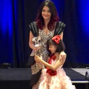 [All Pics] Aishwarya Rai Bachchan receives Meryl Steep Award for Excellence; celebrates her win with Aaradhya