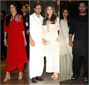 Shah Rukh Khan-Gauri, Salman Khan, Katrina Kaif: B-Town stars descend at Mukesh and Nita Ambani's Ganesh Chaturthi celebration - view HQ pics