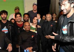 [In Pics] President of India Ram Nath Kovind drops by on the sets of Brahmastra in Bulgaria and Ranbir Kapoor is super happy to have him