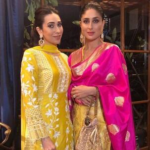 Kareena and Karisma Kapoor twinning in yellow for Ganpati gave us major sibling goals - view pics