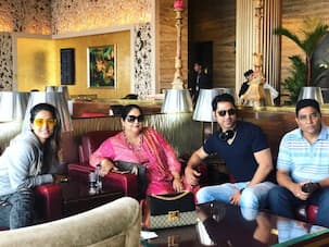 Before starting the shoot of Kasautii Zindagii Kay 2, Hina Khan goes on a vacation with family but beau Rocky Jaiswal is missing - view pics