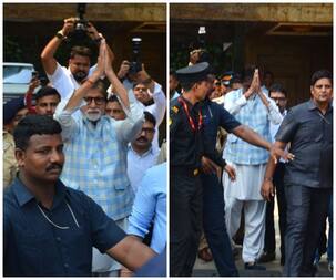 Happy birthday Amitabh Bachchan:  अमिताभ बच्चन का जन्मदिन मनाने घर के बाहर पहुंचे दर्जनभर फैंस, कड़ी सुरक्षा के बीच हाथ जोड़कर किया शुक्रिया