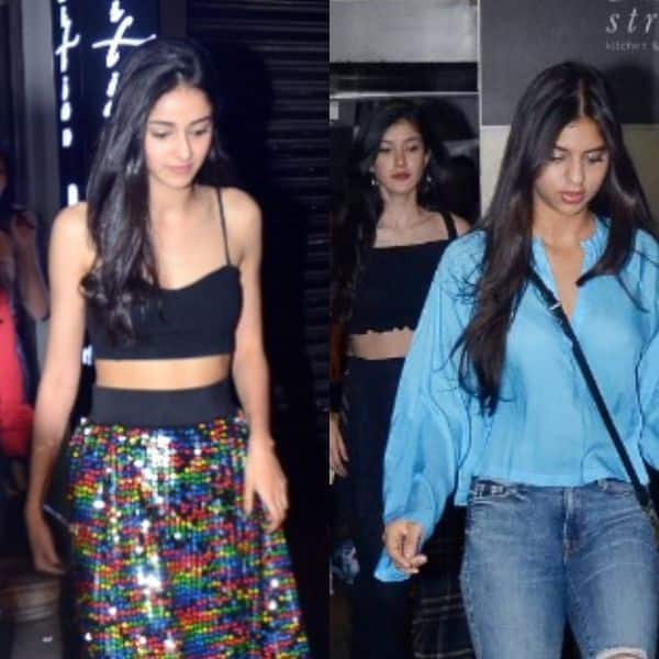 [HQ Pics] Ananya Panday enjoys birthday dinner with BFF's Suhana Khan ...