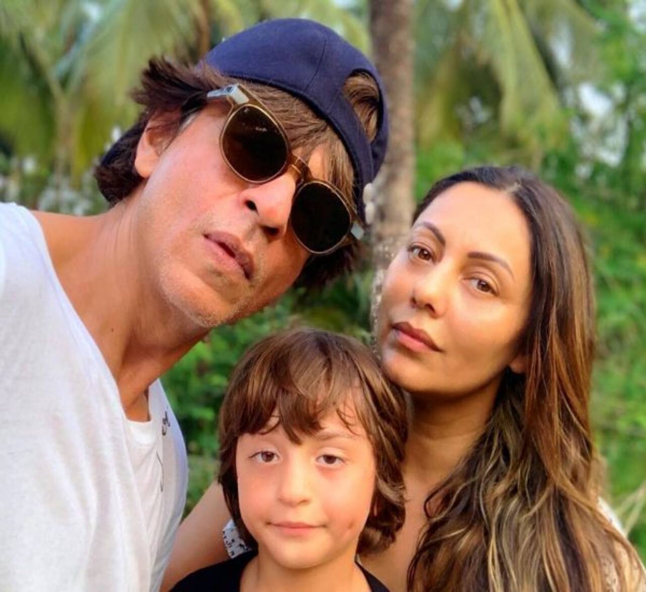 Birthday Girl Gauri Khan Posts A Snap With Shah Rukh Khan And Abram Terms Them Half Of My