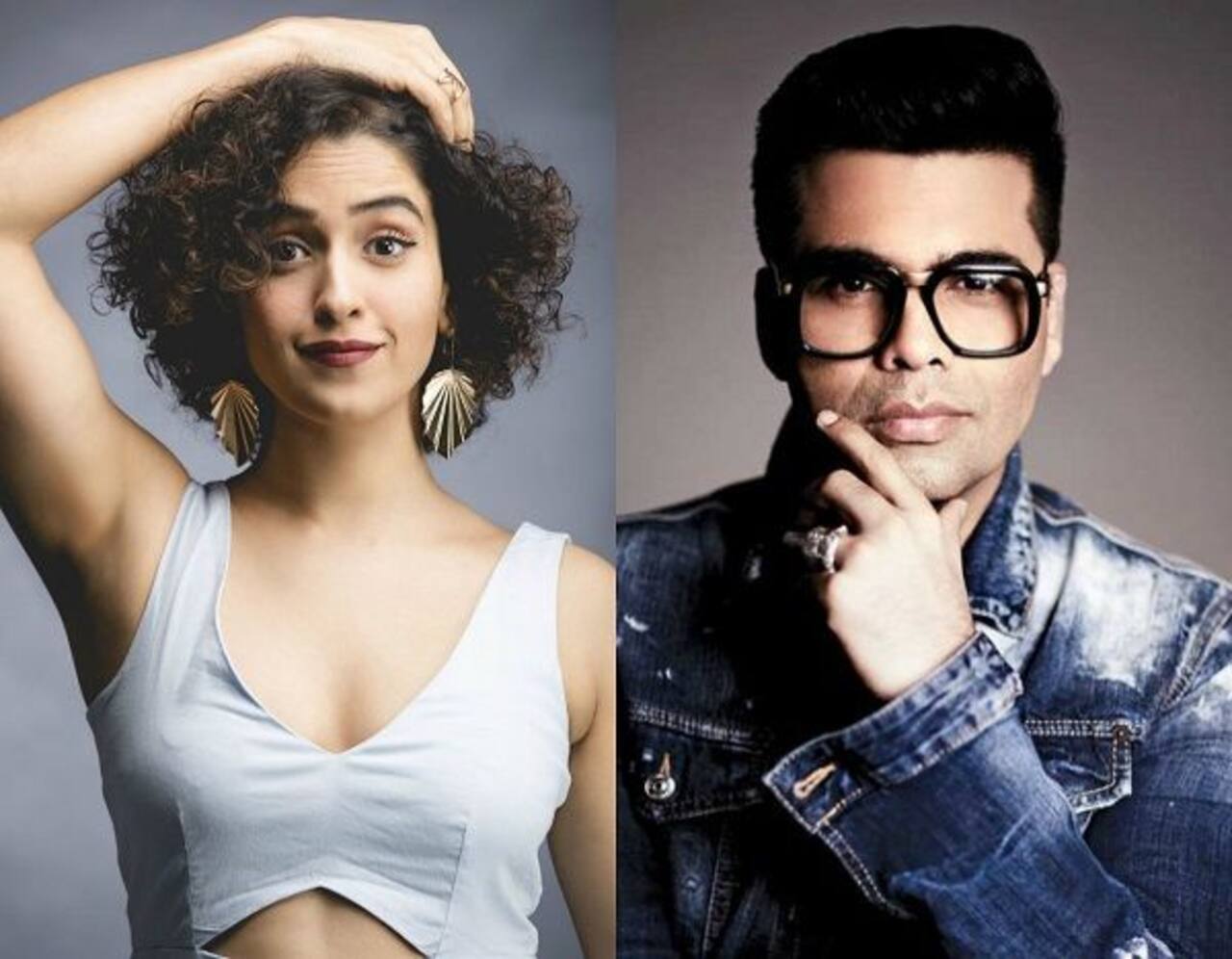Calling Karan: ‘What should two sisters do if they fall for the same guy?’ Sanya Malhotra poses a TRICKY question to KJo