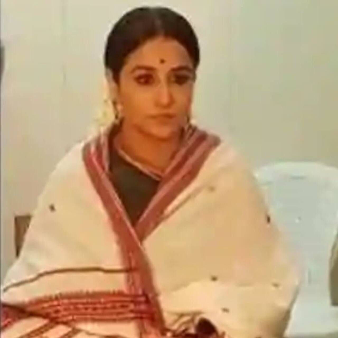 Vidya Balans Look From Ntrs Biopic Is Out And Its As Real As It Can