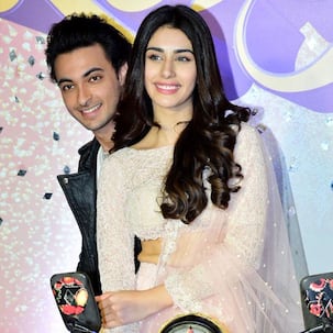 Exclusive! When Aayush Sharma mouthed SRK's dialogue, 'Kuch kuch hota hai...' in Gujarati for Warina Hussain - watch video