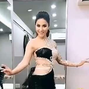 [VIDEO] Star Parivaar Awards 2018: Hina Khan's look as the Dilbar girl is all about shine and shimmer