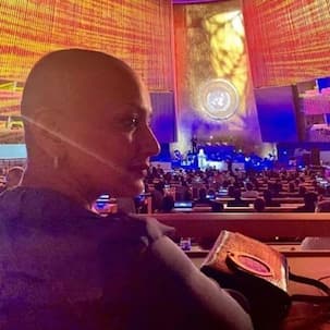 Sonali Bendre takes a break from the drill, attends a concert in New York - view pic
