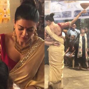 Sushmita Sen's Dhunuchi dance at Durga Puja celebration with Renee and Alisah is something you’ve never seen before- watch video