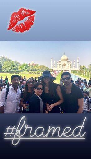 'Romance returns' for Sushmita Sen as she visits the Taj Mahal with ...