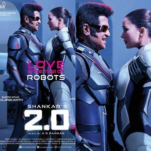 2.0 Poster: '2.0' का नया पोस्टर रिलीज, रोबोट बन रजनीकांत और एमी जैक्सन का दिखा रोमांटिक अंदाज