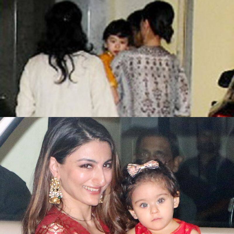 [PICS] Mom Kareena Kapoor Khan whisks away Taimur while Inaaya is all