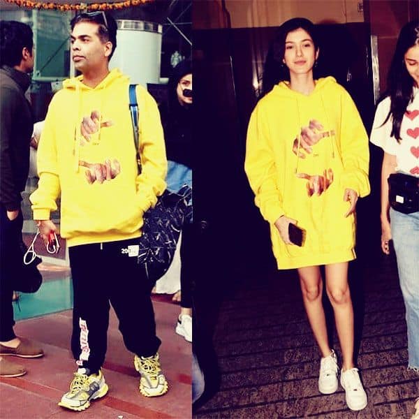 Shanaya Kapoor slays in oversized hoodie as cousin Arjun turns