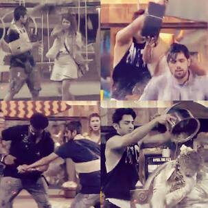 Bigg Boss 12: Rohit Suchanti, Megha Dhade, Srishty Rode put water, flour, garbage on Romil Chaudhary, Shivashish Mishra during captaincy task - watch video
