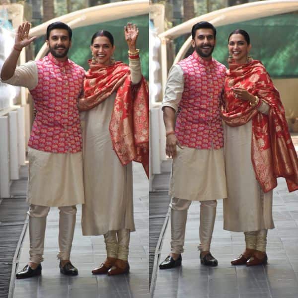 [HQ Pics] Ranveer Singh and Deepika Padukone flash a million dollar