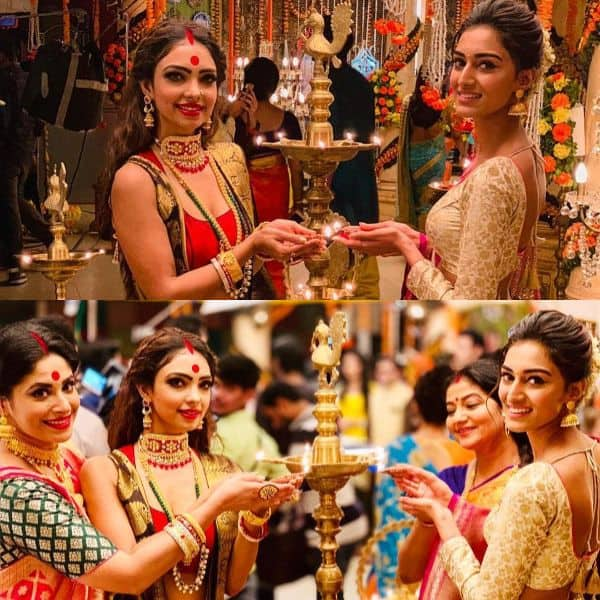 Kasautii Zindagii Kay 2 Erica Fernandes Pooja Banerjee And Others Celebrate Diwali On The Sets 3226