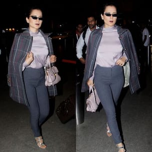 Chic and comfortable! Kangana Ranaut ushers in Winter style trends with her plaid overcoat - view pics