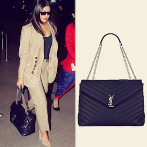Guess the price! You can take an overseas trip with the price that Priyanka Chopra paid for this black leather handbag