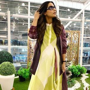 Hina Khan says, 'let’s chuck it in the F*** it basket' as she goes the boho chic way - view pics