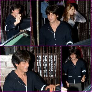 फोटो गैलरी: शंकर महादेवन के स्टूडियो के बाहर स्पॉट हुए बॉलीवुड के किंग शाहरूख खान, चेहरे पर नजर आई थकान