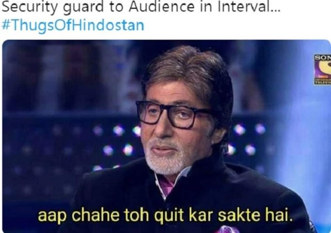 Thugs of Hindostan: Twitter has all the memes to cope with Aamir Khan and Amitabh Bachchan's sinking film