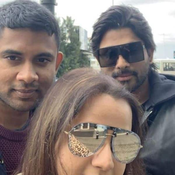 This latest picture of Tollywood star Allu Arjun with a fan is going