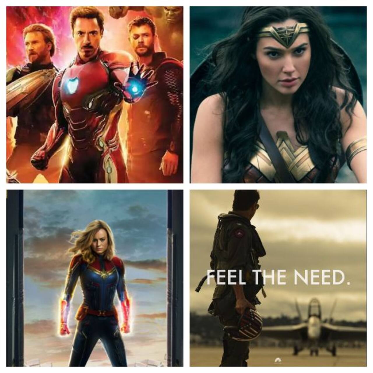 From Avengers Endgame and Captain Marvel to Wonder Woman 2 and Top Gun 2 Here’s a list of