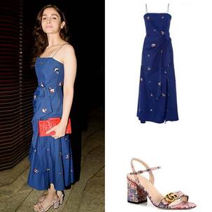 Guess The Price! Alia Bhatt's cool-blue dress and floral sandals' price tag is equivalent to the cost of one's trip to Paris