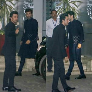 #IshaAmbaniWedding: Ranbir Kapoor and Aditya Roy Kapur jet off to Udaipur for the pre-wedding festivities - view pics