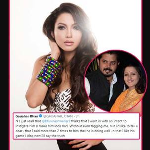 Bigg Boss 12: Sreesanth's wife Bhuvneshwari and Gauahar Khan slug it out on Twitter after fans slam Sree's misbehaviour