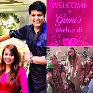 Kapil Sharma-Ginni Chatrath wedding: Groom's mother is all excited at the mehendi ceremony - view pics