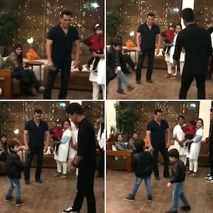 Little ones dance at Salman Khan's birthday bash and bhaijaan is completely impressed - watch video