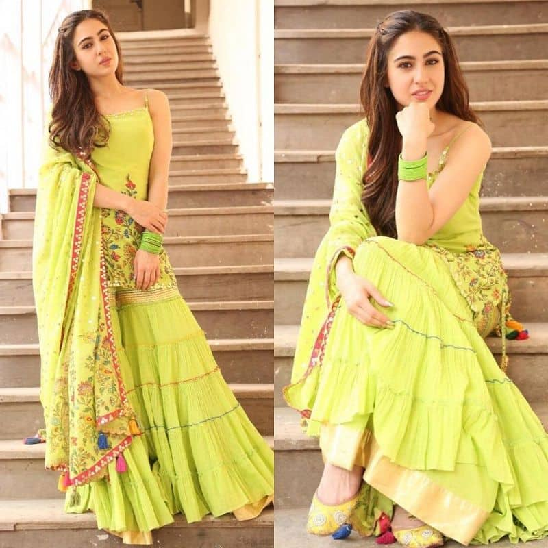 Sara ali khan shop dress in sweetheart