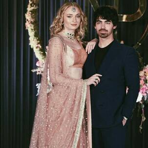 sophie turner lehenga