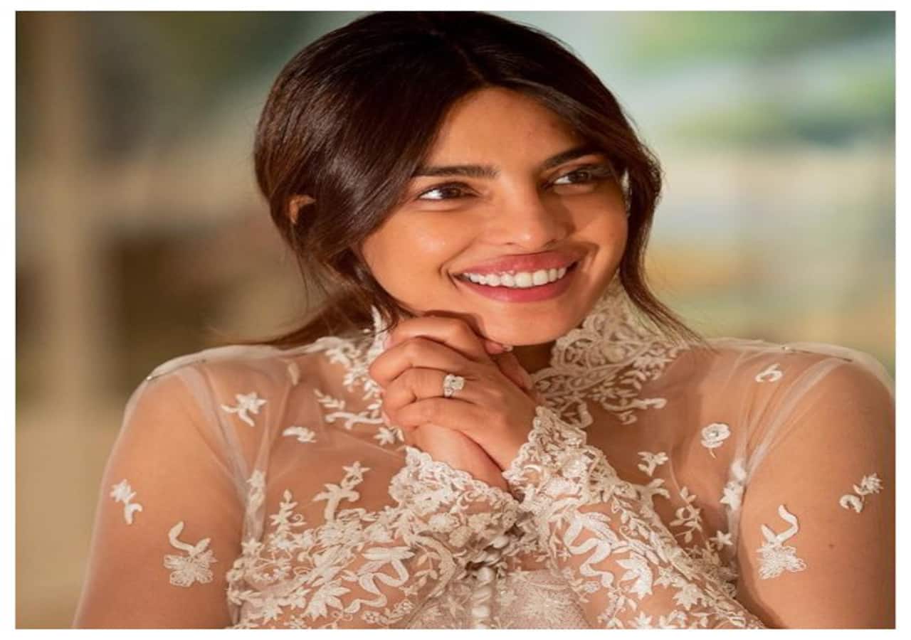 Video Shows First Time Priyanka Chopra Tried on Her Wedding Gown