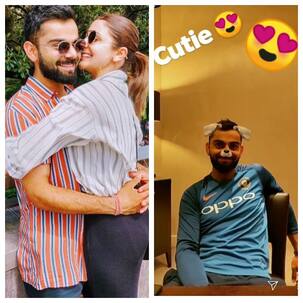Awww! Anushka Sharma cannot stop laughing while she gushes over her ‘cutie’ pie husband Virat Kohli – watch video